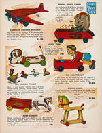 "TOY PARADE" CHRISTMAS CATALOG PAIR WITH GREAT SUPERMAN CONTENT.