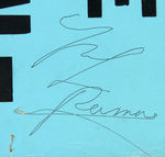 THE RAMONES BAND-SIGNED CONCERT POSTER.