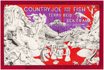 BILL GRAHAM CONCERT POSTER PAIR FEATURING COUNTRY JOE & THE FISH.