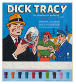 DICK TRACY FACTORY-SEALED BOXED PAINT SET PAIR.