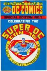 "SUPER DC CON '76" MULTI-SIGNED COMIC BOOK CONVENTION PROGRAM.