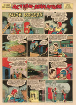 "ST. LOUIS POST-DISPATCH" NEWSPAPER COMIC SECTION WITH SUPERMAN ADVERTISEMENT.