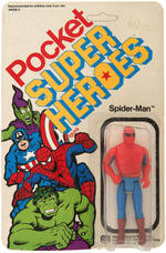 SUPERMAN MEGO "POCKET SUPER HEROES" CARDED ACTION FIGURE.