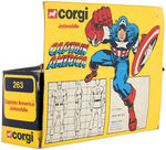 SPIDER-MAN & CAPTAIN AMERICA BOXED CORGI LOT.