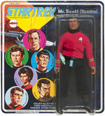 “STAR TREK” MEGO FIGURE TRIO ON CARDS.