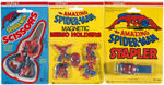 SPIDER-MAN CARDED NOVELTY LOT.