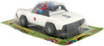 SPIDER-MAN & CAPTAIN AMERICA CARDED GULLIVER "SUPER HEROES" CAR.