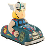 MARVEL SUPERHERO CAR THOR FRICTION CAR BY MARX.