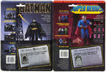 DC SUPERHEROES AND BATMAN SET OF 16 CARDED ACTION FIGURES.