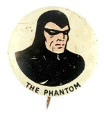 "THE PHANTOM" KELLOGG'S PEP BUTTON SPECIMEN FROM THE HAKE COLLECTION AND CPB.