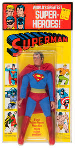 "SUPERMAN" KRESGE CARDED MEGO ACTION FIGURE.