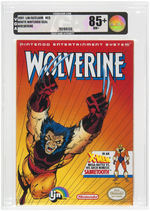 "WOLVERINE" VGA 85+ GRADED NINTENDO VIDEO GAME.