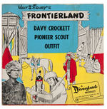 "FRONTIERLAND DAVY CROCKETT PIONEER SCOUT OUTFIT" BOXED SET.