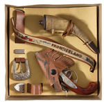 "FRONTIERLAND DAVY CROCKETT PIONEER SCOUT OUTFIT" BOXED SET.