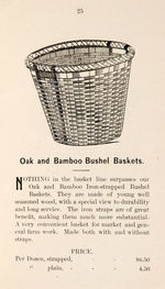 1892 “ILLUSTRATED CATALOGUE OF BASKETS."