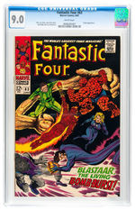 FANTASTIC FOUR #63 JUNE 1967 CGC 9.0 WHITE PAGES.