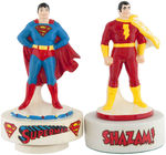 SUPERMAN & CAPTAIN MARVEL BOXED MUSICAL FIGURINE & NIGHTLIGHT.