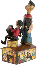 POPEYE & OLIVE OYL ON ROOF MARX WIND-UP TOY.