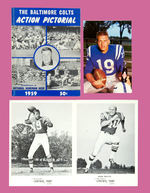 BALTIMORE COLTS/JOHNNY UNITAS EPHEMERA.