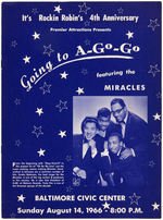 ROCKIN ROBIN "GOING TO A-GO-GO" PROGRAM FEATURING THE MIRACLES.