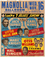 "LUCKY 7 BLUES SHOW" CONCERT POSTER.