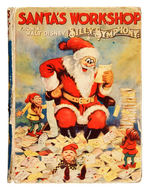 "SANTA'S WORKSHOP FROM A WALT DISNEY'S SILLY SYMPHONY" ENGLISH HARDCOVER.