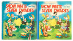 "WALT DISNEY'S SNOW WHITE AND THE SEVEN DWARFS" BOOK WITH DUST JACKET.