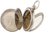 E. HOWARD & CO. COIN SILVER SERIES III KEY WIND POCKET WATCH.