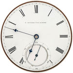 E. HOWARD & CO. COIN SILVER SERIES III KEY WIND POCKET WATCH.