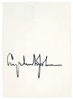 “PRESIDENT KENNEDY’S BIRTHDAY DINNER” TICKET STUB SIGNED IN PERSON BY JFK AND LBJ.