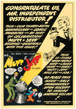 "MUTT & JEFF" COMICS DISTRIBUTION FLYER.