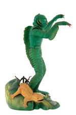 "CREATURE FROM THE BLACK LAGOON" BUILT-UP STORE DISPLAY MODEL ISSUED BY AURORA.