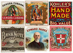 CIGAR BOX c. 1930s (OR EARLIER) LABEL LOT.