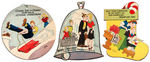 KING FEATURE SYNDICATE PROMOTIONAL CHRISTMAS ORNAMENT LOT.