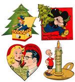 KING FEATURE SYNDICATE PROMOTIONAL CHRISTMAS ORNAMENT LOT.