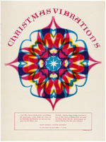 STANLEY MOUSE-DESIGNED GLIDE MEMORIAL CHURCH "CHRISTMAS VIBRATIONS" POSTER.