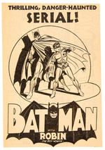 “BATMAN” SERIAL HERALD.