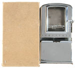 “CIG-O-MAT” CIGARETTE DISPENSER/SAVINGS BANK WITH BOX.