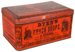 “DYER’S INDIAN HERB COUGH DROPS” EARLY TIN.