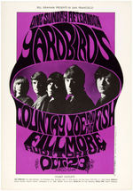 BILL GRAHAM TURTLES, BYRDS & YARDBIRDS CONCERT POSTER TRIO.