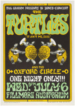 BILL GRAHAM TURTLES, BYRDS & YARDBIRDS CONCERT POSTER TRIO.