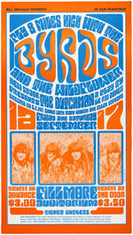 BILL GRAHAM TURTLES, BYRDS & YARDBIRDS CONCERT POSTER TRIO.