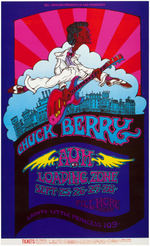 BILL GRAHAM CONCERT POSTER BG-193 FEATURING CHUCK BERRY.