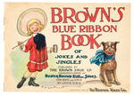 BUSTER “BROWN’S BLUE RIBBON BOOK OF JOKES AND JINGLES” RARE PREMIUM COMIC BOOK.