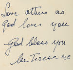 MOTHER TERESA SIGNED "A GIFT FOR GOD: PRAYERS AND MEDITATIONS" BOOK.