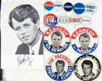 ROBERT KENNEDY CAMPAIGN COLLECTION OF 14 PIECES.