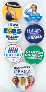 HILLARY CLINTON CAMPAIGN COLLECTION OF 30 PIECES.