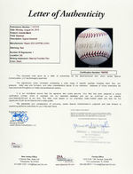 CONNIE MACK SINGLE-SIGNED BASEBALL.