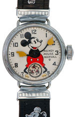 "INGERSOLL MICKEY MOUSE WRIST WATCH" FIRST VERSION, 1933.