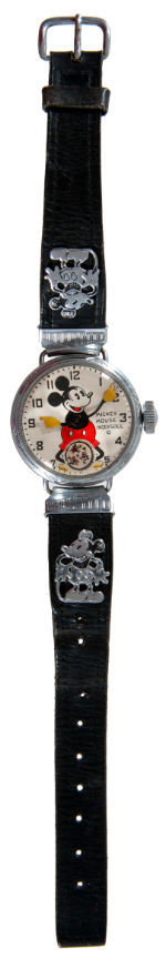 "INGERSOLL MICKEY MOUSE WRIST WATCH" FIRST VERSION, 1933.